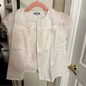 Jacadi Paris pajama (shirt + pants) for girls - size: 6 years